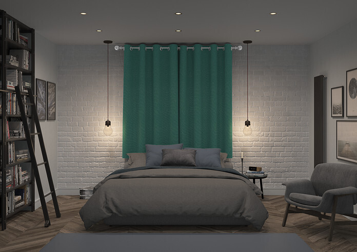 Kent, Peacock - Made to Measure Curtains - Image 7